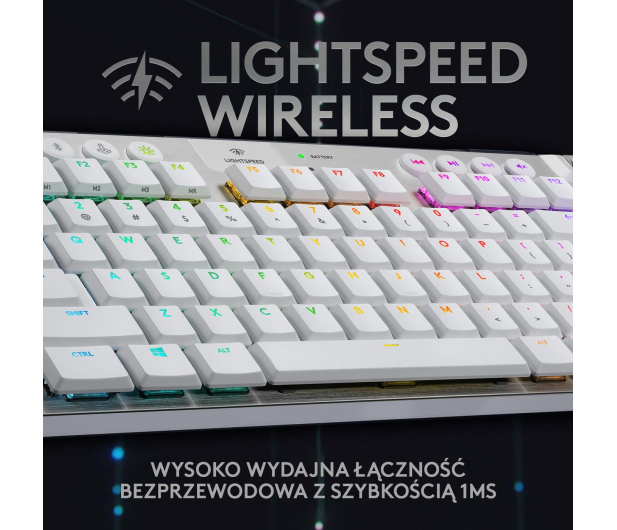 Logitech G915 TKL Lightspeed Tactile biały - 578795 - zdjęcie 5